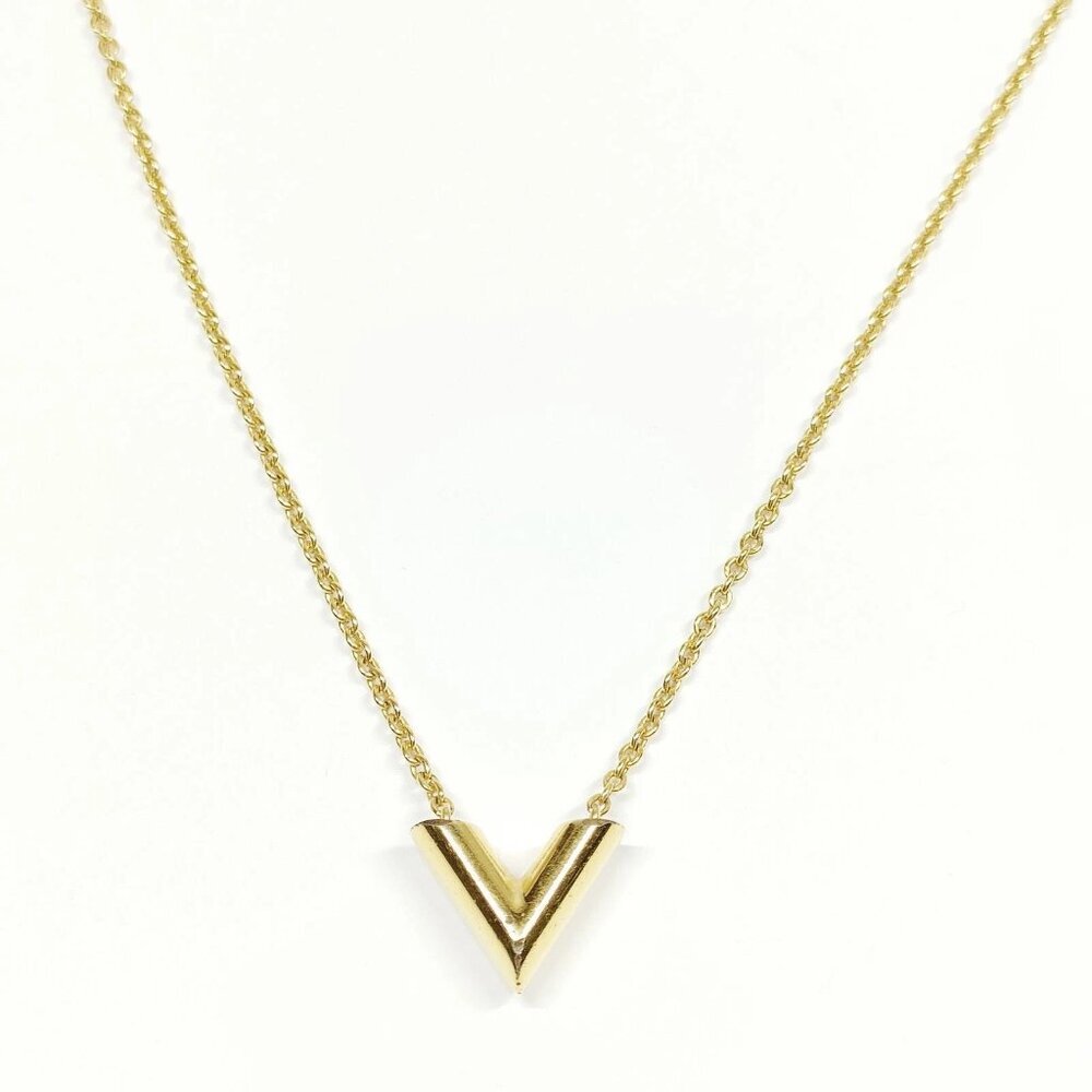 Louis Vuitton Necklace Essential V Stainless steel 314-051025